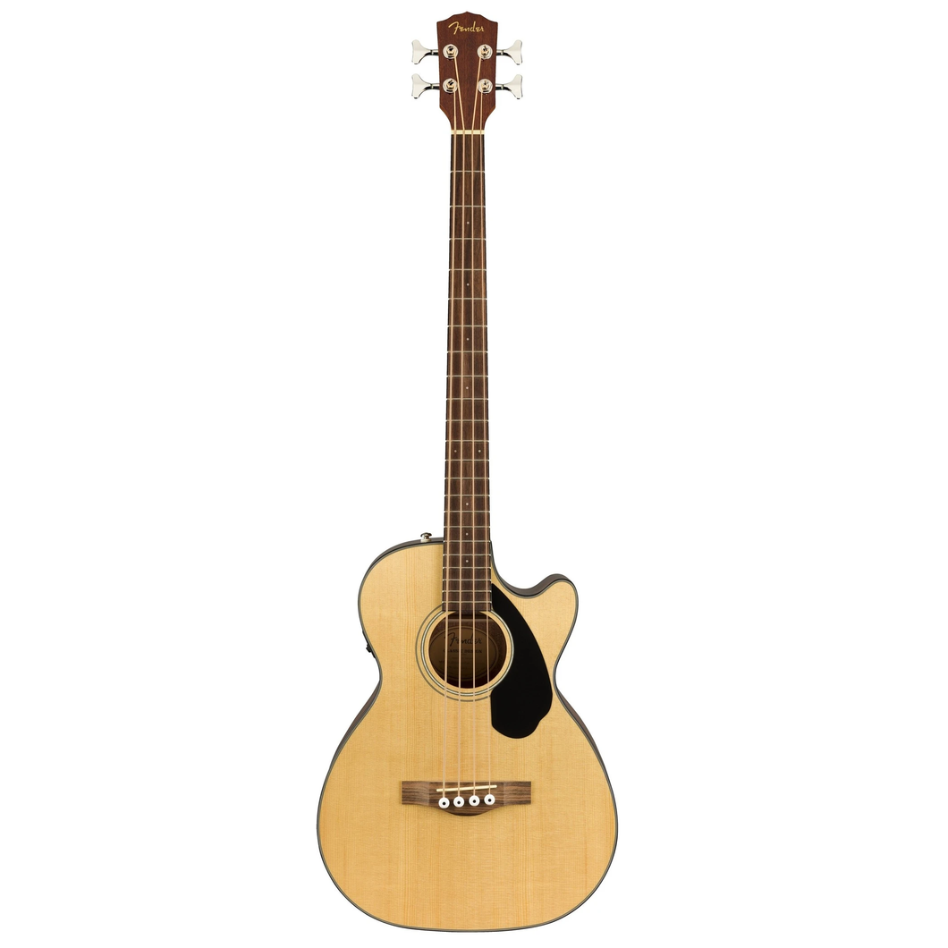 Fender 097-0183-021 CB-60SCE Acoustic Bass Guitar, Natural-Easy Music Center