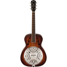 Load image into Gallery viewer, Fender 097-0392-337 Paramount Resonator w/ Electronics, Round-Neck Style, Walnut FB, Aged Cognac Burst-Easy Music Center
