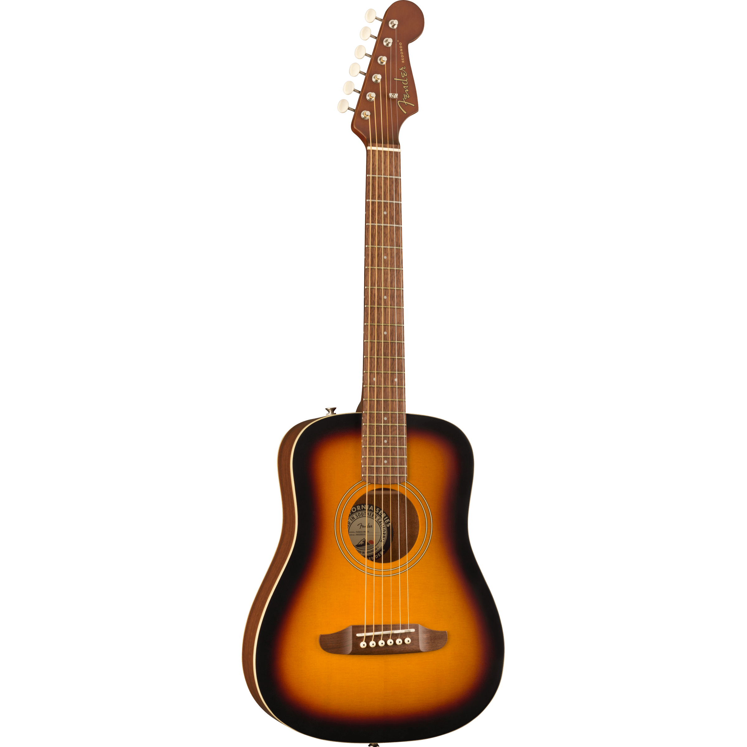 Fender 097 0710 103 Redondo Mini Acoustic Guitar Natural Easy