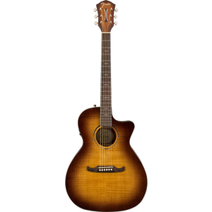 Fender 097-1343-064 FA-345CE Acoustic/Electric Guitar, Auditorium, Laminated Maple Top, Tea-Burst-Easy Music Center
