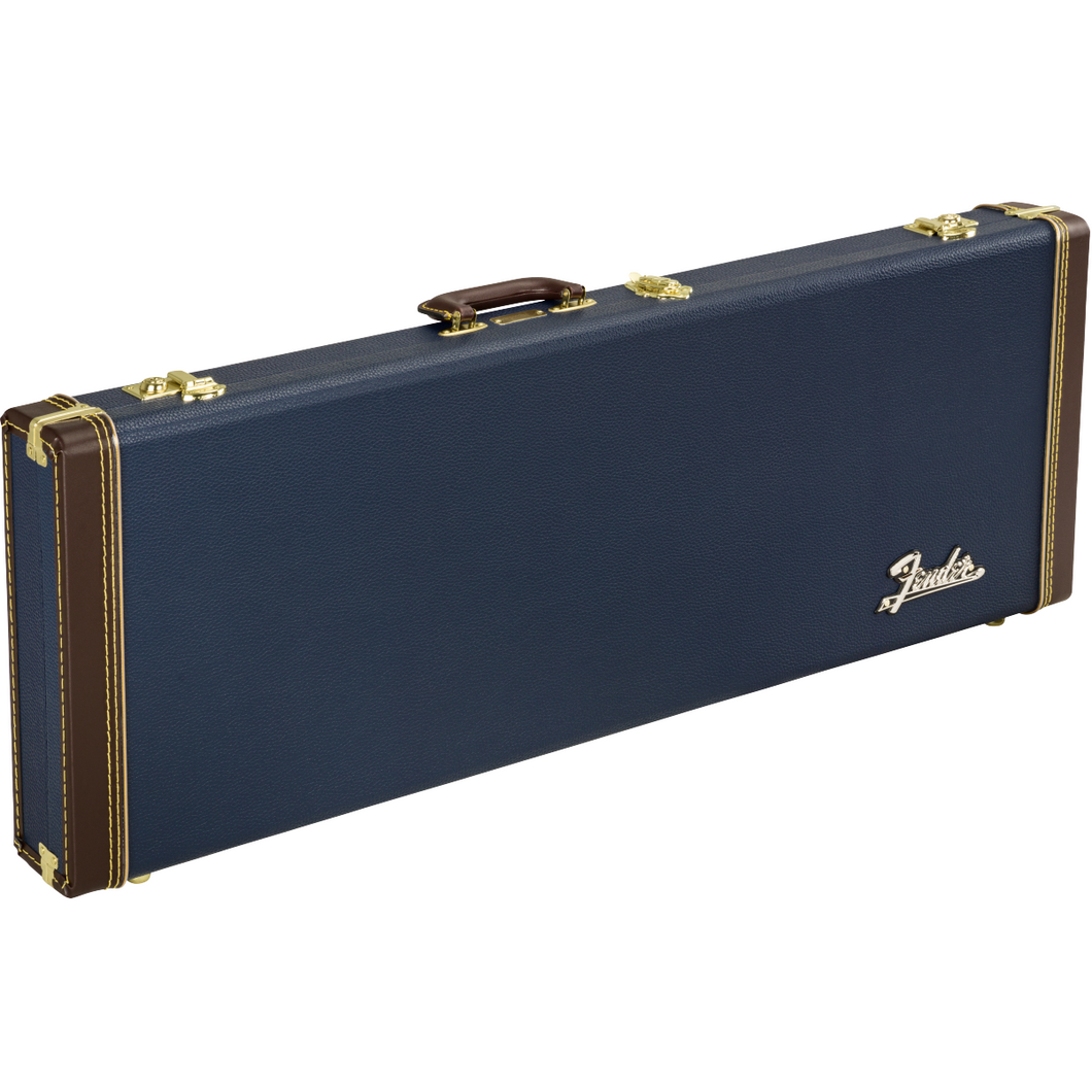 Fender 099-6106-302 Classic Series Wood Case Strat/Tele, Navy Blue-Easy Music Center