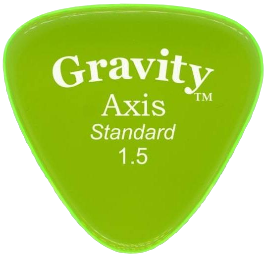 Gravity Pick GAXS15P Axis Standard 1.5mm (Green)-Easy Music Center