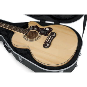 Gator GC-JUMBO Deluxe Molded Case for Jumbo Acoustic Guitars-Easy Music Center