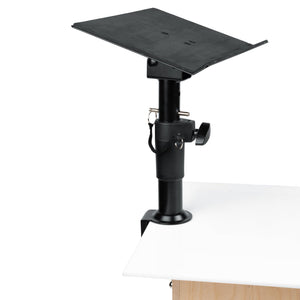 Gator GFWLAPTOP2500 Clampable Universal Laptop Desktop Stand with Adjustable Height-Easy Music Center