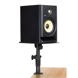 Gator GFWSPKSTMNDSKCM Desk-Clamp Studio Monitor Stand - Adjustable Height-Easy Music Center