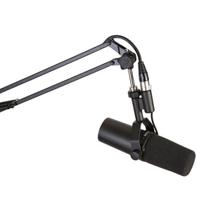 Gator GFWMICBCBM1000 Desk-Mounted Broadcast/Podcast Boom Mic Stand-Easy Music Center
