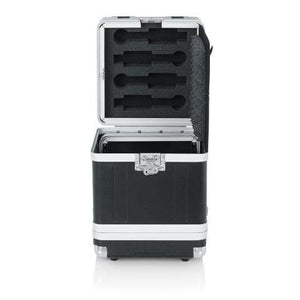 Gator GM-4WR ATA Molded Half-Rack Case for 4 Complete Wireless Mic Systems-Easy Music Center