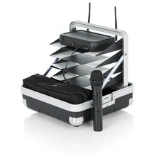Load image into Gallery viewer, Gator GM-4WR ATA Molded Half-Rack Case for 4 Complete Wireless Mic Systems-Easy Music Center
