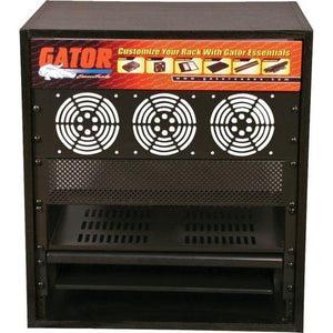 Gator GR-STUDIO-12U Studio Rack Cabinet, 12U, 15.5" deep-Easy Music Center