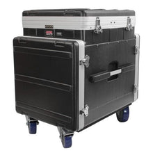 Load image into Gallery viewer, Gator GRC-12X10-PU Pop-Up Console Rack; 12U Top; 10U Bottom; w/ Casters-Easy Music Center

