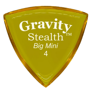 Gravity Pick GSSB4P Stealth Big Mini 4mm (Yellow)-Easy Music Center