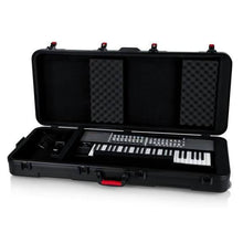 Load image into Gallery viewer, Gator GTSA-KEY61 61 Key ATA Case with TSA Latches &amp; Wheels 44&quot; x 17.38&quot; x 6&quot;-Easy Music Center
