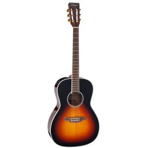Takamine GY51E-BSB New Yorker Acoustic-Electric Guitar, Solid Spruce Top, Black Walnut b/s, Brown Sunburst-Easy Music Center