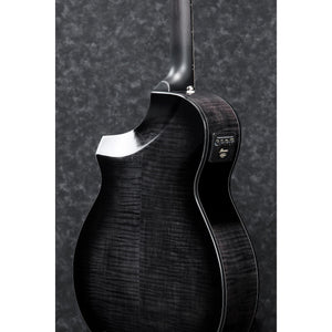 Ibanez AEWC400TKS AEWC Acoustic-Electric Guitar, Transparent Black Sunburst-Easy Music Center