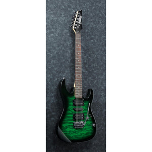 Ibanez GRX70QATEB Gio RX Electric Guitar, Transparent Emerald 