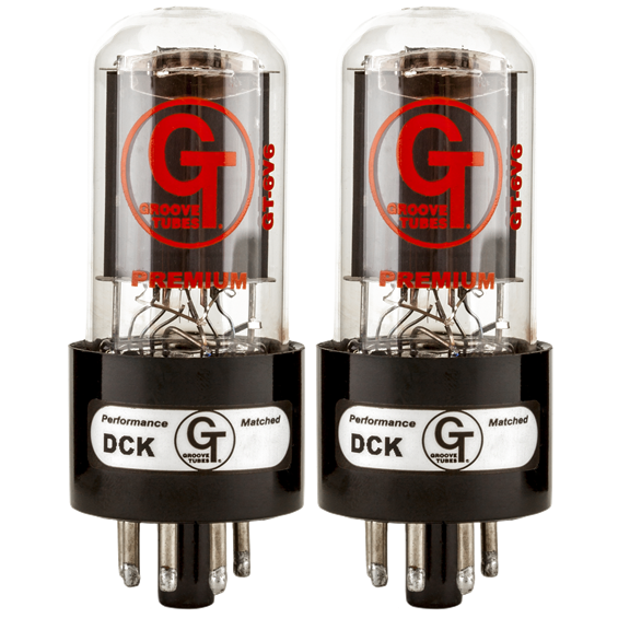 Groove Tubes 555-0113-539 GT-6V6-S Low-Output Power Tubes, Slovakia, Duet, Med-Easy Music Center