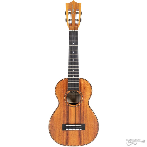 Kamaka HF-2DI Slotted Deluxe Koa Concert Ukulele (#211623)-Easy Music Center