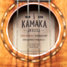 Load image into Gallery viewer, Kamaka HF-3D 2022 Deluxe Koa Tenor Ukulele (#220273)-Easy Music Center
