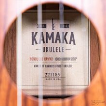 Load image into Gallery viewer, Kamaka HF4 Koa Baritone Ukulele (#221185)-Easy Music Center
