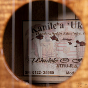 Kanile'a HNS-T-PREM-G Honu Premium Koa Tenor Ukulele, Gloss (#25560)-Easy Music Center