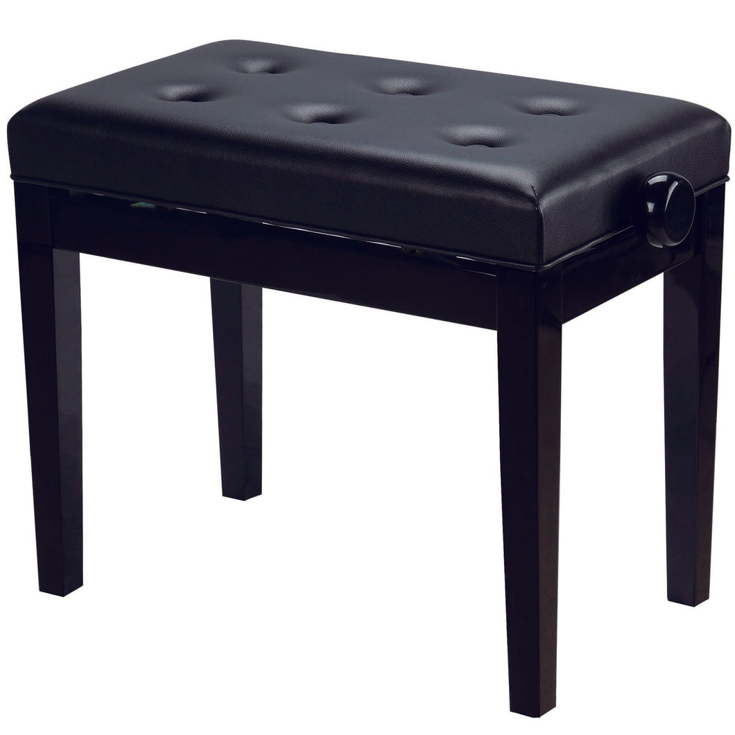 Easy Music Center HY-PJ025 Adjustable Piano Bench, Tufted Top, Black-Easy Music Center