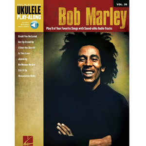 Hal Leonard HL00110399 Bob Marley Ukulele Play-Along Volume 26-Easy Music Center