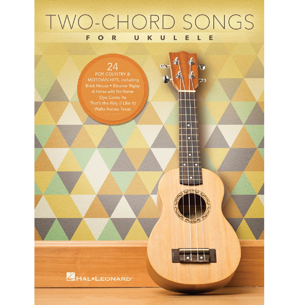 Hal Leonard HL00125372 Two-Chord Songs for Ukulele-Easy Music Center