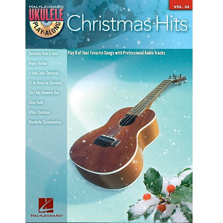 Hal Leonard HL00128602 Christmas Hits - Ukulele Play-Along-Easy Music Center