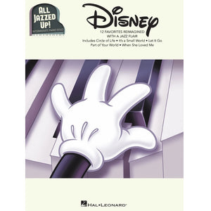 Hal Leonard HL00151072 Disney All Jazzed Up! Intermediate Piano Solos-Easy Music Center