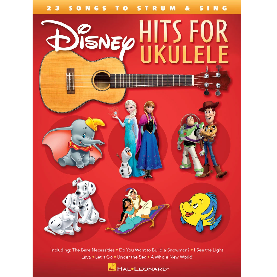Hal Leonard HL00151250 Disney Hits For Ukulele-Easy Music Center