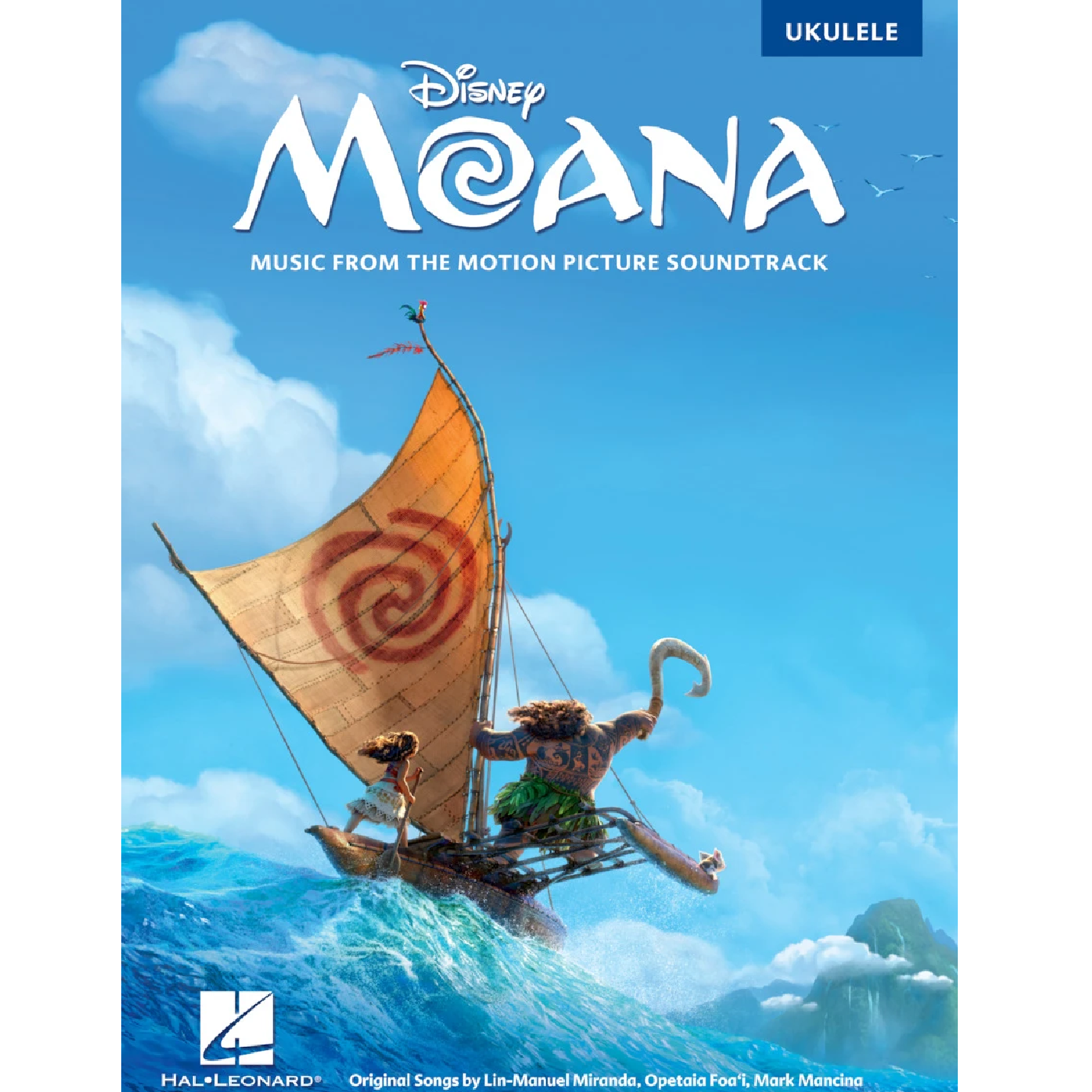 Hal Leonard HL00222007 Moana - Easy Ukulele – Easy Music Center