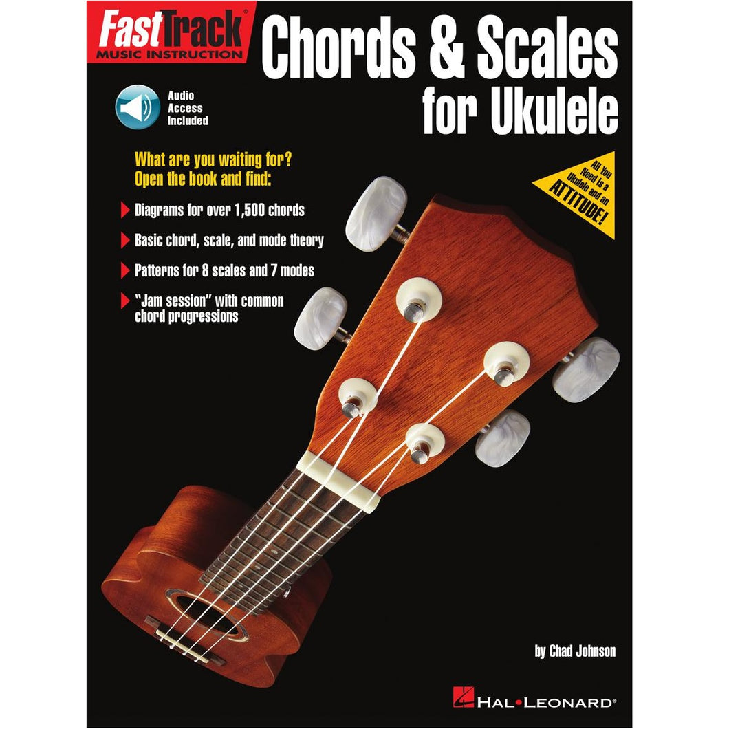 Hal Leonard HL00284056 Fasttrack – Chords & Scales For Ukulele-Easy Music Center