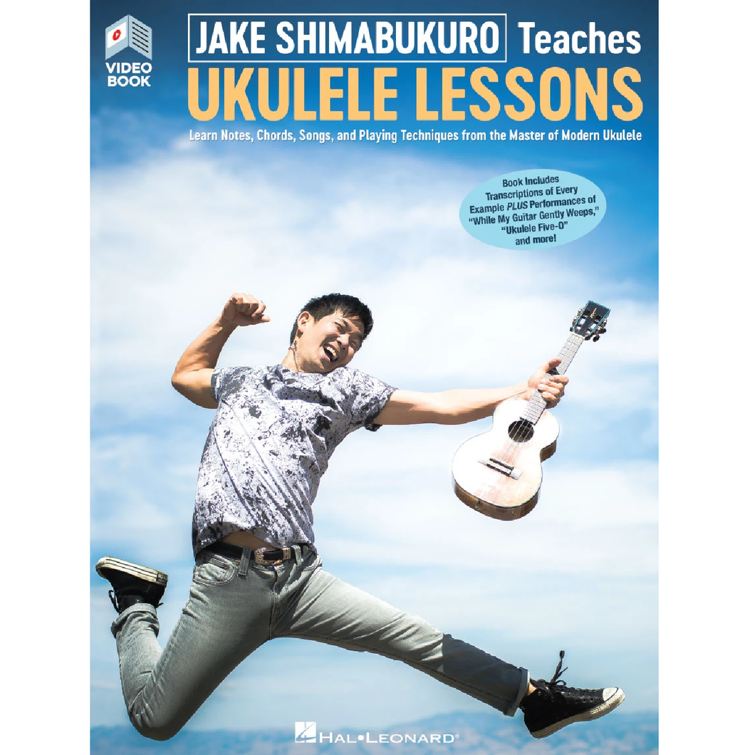Hal Leonard HL00320992 Jake Shimabukuro Teaches Ukulele Lessons-Easy Music Center