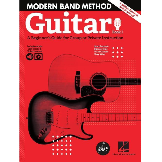 Hal Leonard HL00325718 Modern Band Method – Guitar, Book 1 A Beginner's Guide for Group or Private Instruction-Easy Music Center