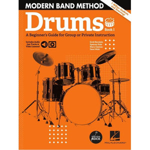 Hal Leonard HL00325720 Modern Band Method – Drums, Book 1 A Beginner's Guide for Group or Private Instruction-Easy Music Center
