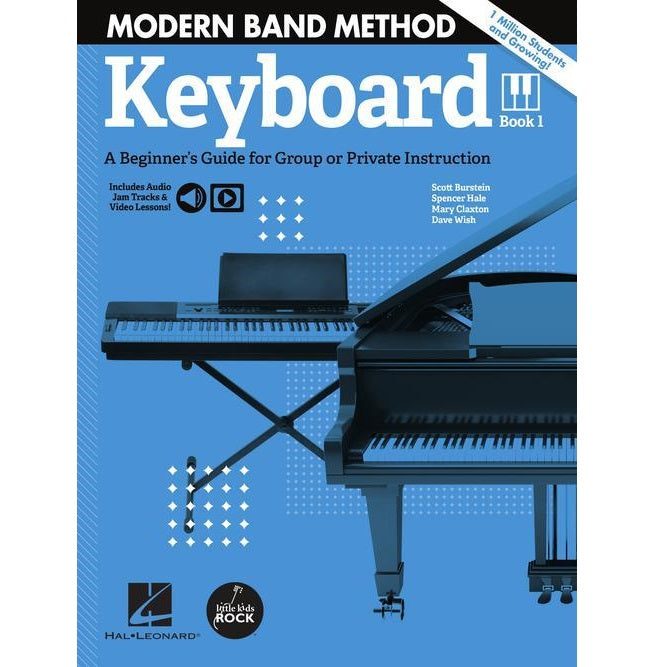 Hal Leonard HL00325721 Modern Band Method – Keyboard, Book 1 A Beginner's Guide for Group or Private Instruction-Easy Music Center