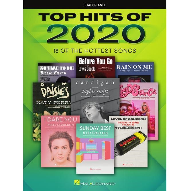 Hal Leonard HL00355559 Top Hits Of 2020 Easy Piano Songbook-Easy Music Center