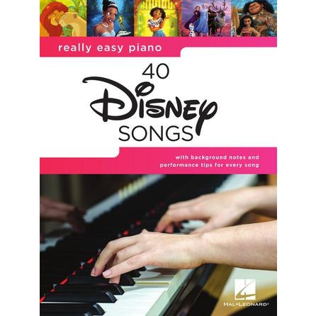 Hal Leonard HL00457282 Really Easy Piano: 40 Disney Songs-Easy Music Center