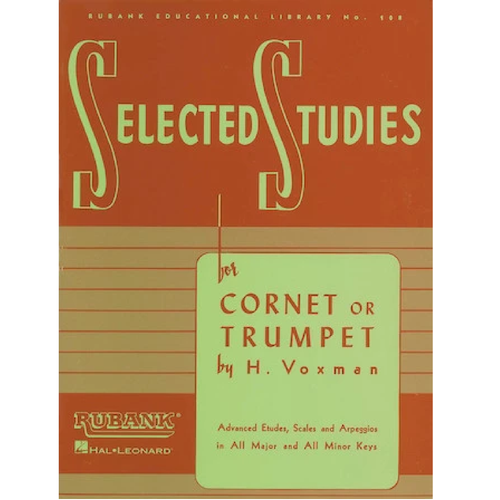 Hal Leonard HL04470680 Selected Studies for Cornet or Trumpet-Easy Music Center
