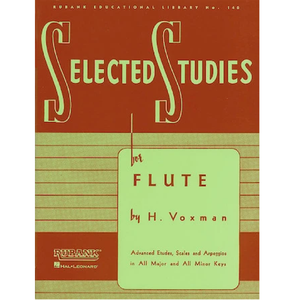 Hal Leonard HL04470700 Selected Studies for Flute-Easy Music Center