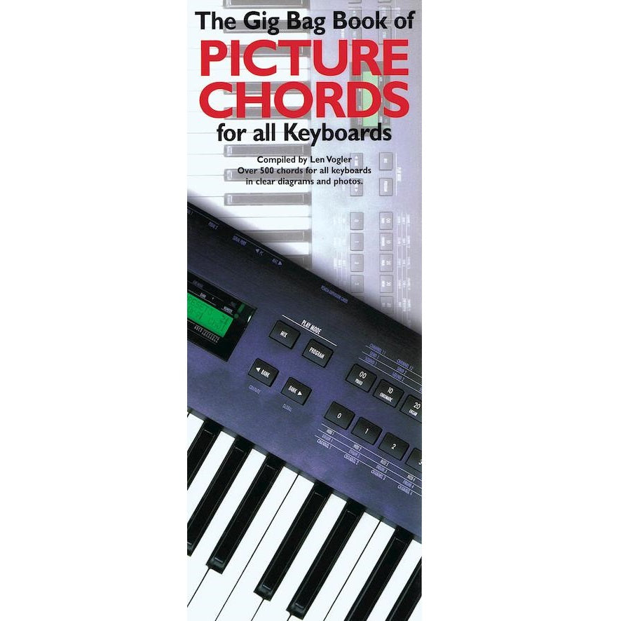 Hal Leonard HL14012664 The Gig Bag Book of Picture Chords for All Keyboards-Easy Music Center