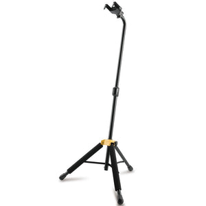 Hercules GS414B+ Upgraded Auto Grip System (AGS) Single Guitar Stand-Easy Music Center
