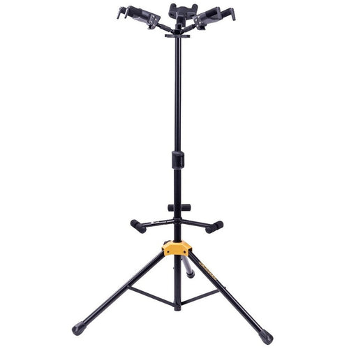 Hercules GS432B+ Triple Guitar Stand with Foldable Backrest-Easy Music Center