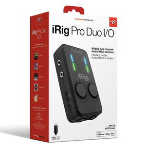 IK Multimedia IRIG-PRODUO-IO iRig Pro Duo I/O 2-channel Audio/MIDI Interface-Easy Music Center