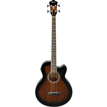 Load image into Gallery viewer, Ibanez AEB10EDVS 4-string Acoustic-Electric Bass, Dark Violin Sunburst - High Gloss-Easy Music Center
