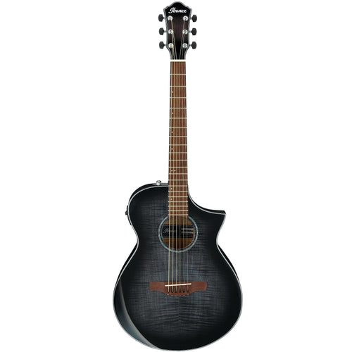 Ibanez AEWC400TKS AEWC Acoustic-Electric Guitar, Transparent Black Sunburst-Easy Music Center