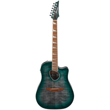 Load image into Gallery viewer, Ibanez ALT30FMEDB Altstar Acoustic-Electric Guitar, Flame Maple Top, Emerald Doom Burst High Gloss-Easy Music Center
