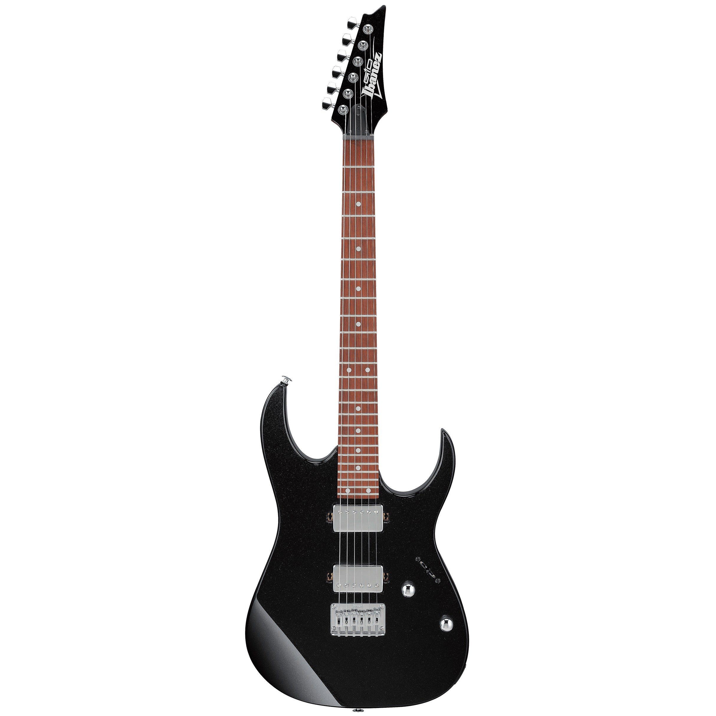 ギター Ibanez Gio GRG121SP-BKN Ibanez GRG121SPBKN Gio RG Electric Guitar, Hardtail, HH