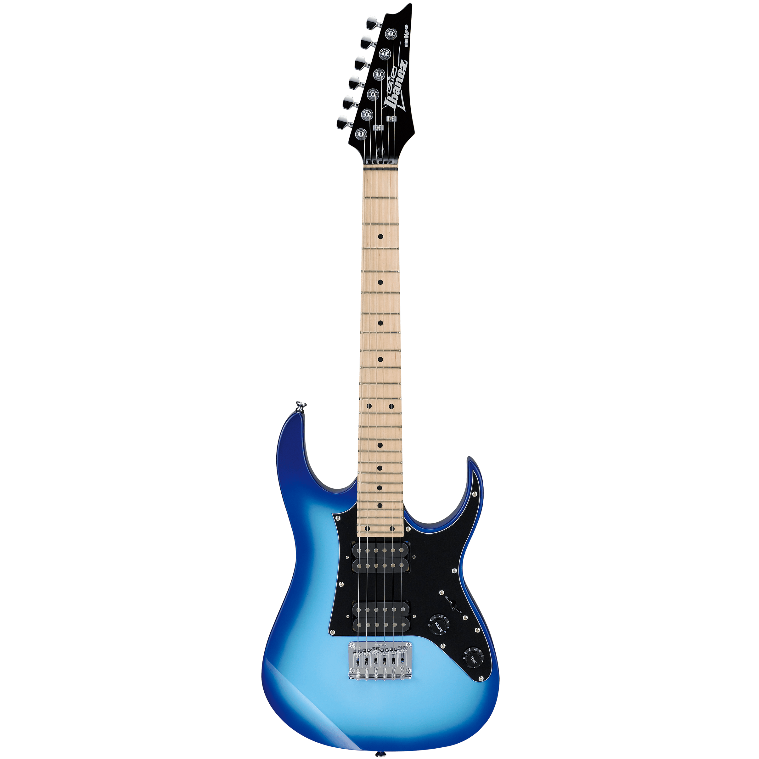 Ibanez GRGM21MBLT Gio RG miKro Electric Guitar - Blue Burst – Easy