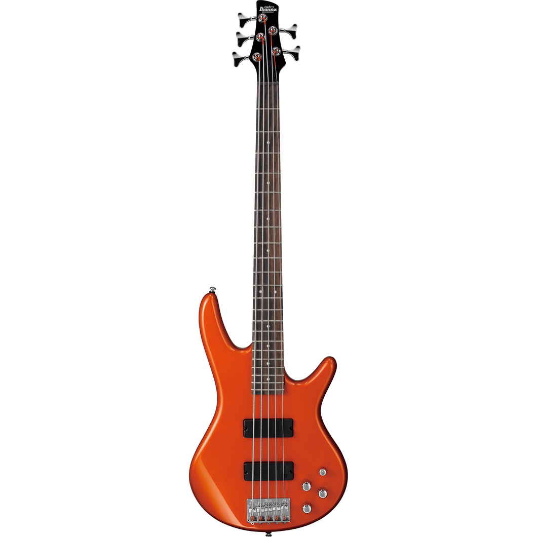 Ibanez GSR205ROM Gio GSR 5-string Electric Bass - Roadster Orange Metallic-Easy Music Center